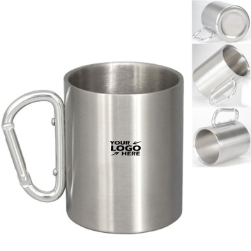 11.6 oz Double Stainless Steel Mountaineering Buckle Cup